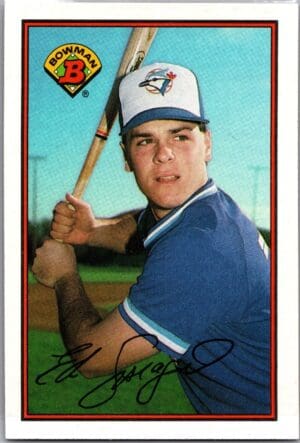 1989 Bowman Toronto Blue Jays #252 Ed Sprague RC Rookie