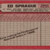 1989 Bowman Toronto Blue Jays #252 Ed Sprague RC Rookie