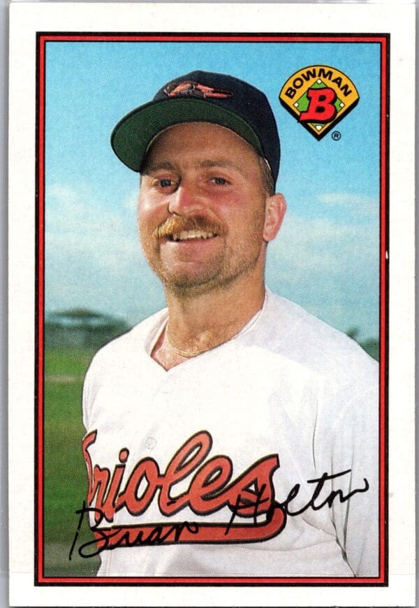1989 Bowman Baltimore Orioles #2 Brian Holton