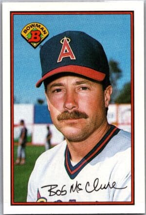 _10 1989 Bowman California Angels #43 Bob McClure
