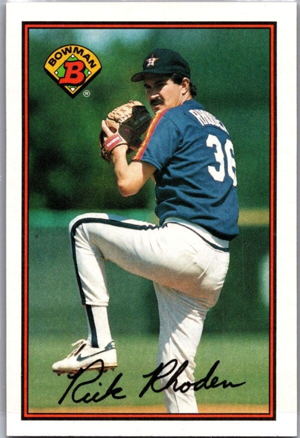 1989 Bowman Houston Astros #323 Rick Rhoden