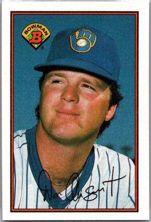 1989 Bowman Milwaukee Brewers #130 Don August
