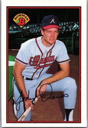 _10 1989 Bowman Atlanta Braves #270 Jody Davis