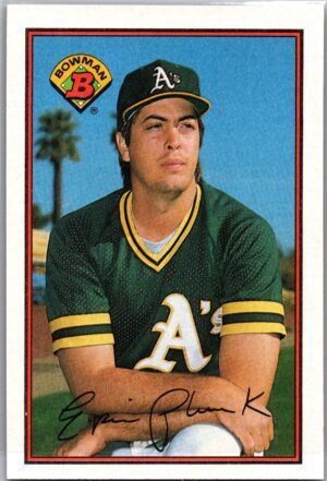 1989 Bowman Oakland Athletics #191 Eric Plunk