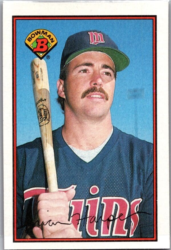 1989 Bowman Minnesota Twins #155 Brian Harper