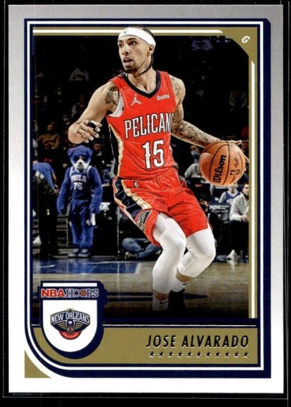 2022 NBA Hoops New Orleans Pelicans #148 Jose Alvarado