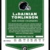 2021 Donruss Optic LaDainian Tomlinson San Diego Chargers #50