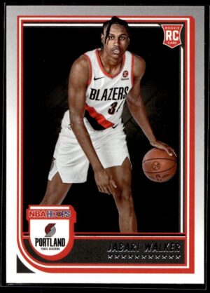 _10 2022 NBA Hoops Portland Trail Blazers #273 Jabari Walker RC Rookie
