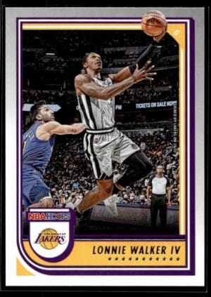 _10 2022 NBA Hoops Los Angeles Lakers #153 Lonnie Walker IV