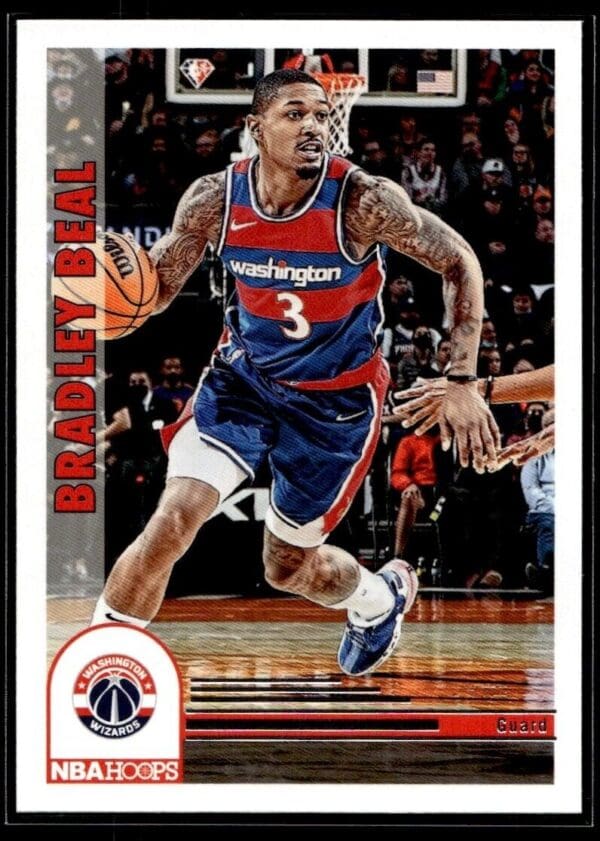2022 Hoops Washington Wizards #295 Bradley Beal Tribute