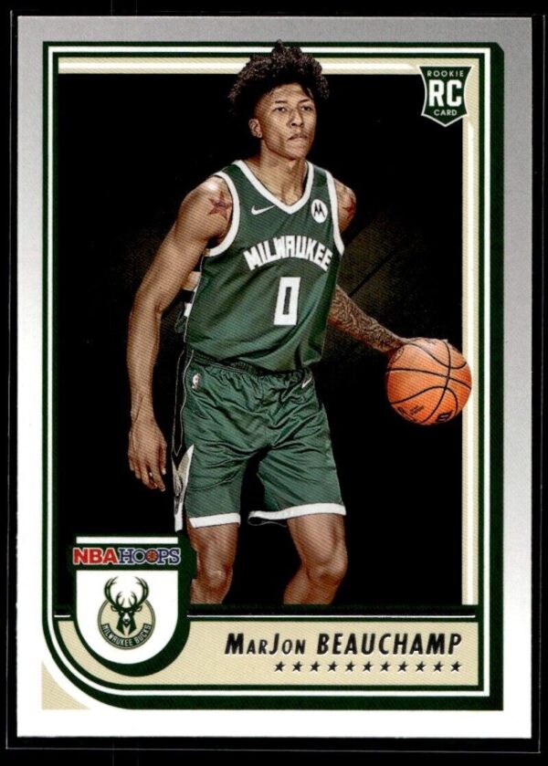 2022 NBA Hoops Milwaukee Bucks #254 MarJon Beauchamp RC Rookie