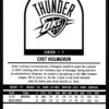 2022 Hoops Oklahoma City Thunder #282 Chet Holmgren RC Rookie Tribute