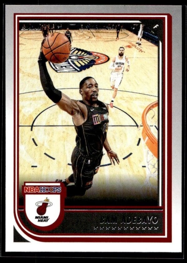 2022 NBA Hoops Miami Heat #100 Bam Adebayo