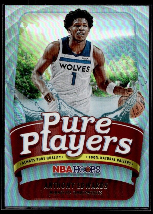_10 2022 Hoops Pure Players Minnesota Timberwolves #3 Anthony Edwards Holo
