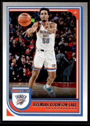 2022 NBA Hoops Oklahoma City Thunder #207 Jeremiah Robinson-Earl
