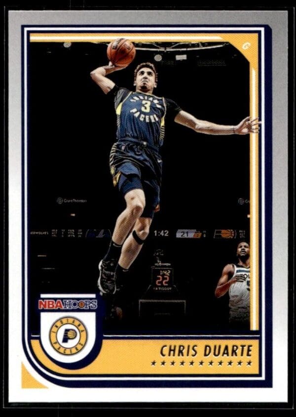 2022 NBA Hoops Indiana Pacers #55 Chris Duarte