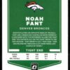 2021 Donruss Optic Noah Fant Denver Broncos #28