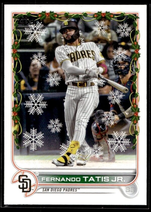 _10 2022 Topps Holiday San Diego Padres #HW179 Fernando Tatis Jr.
