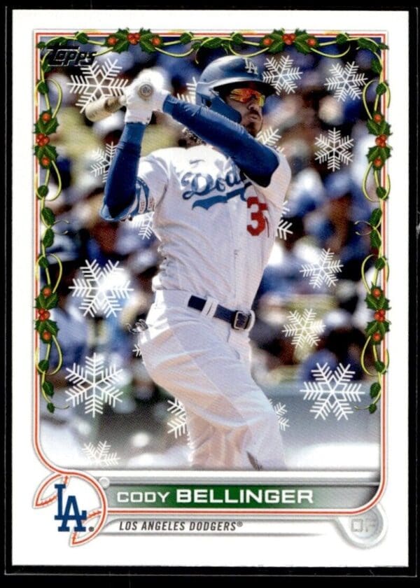 2022 Topps Holiday Los Angeles Dodgers #HW162 Cody Bellinger