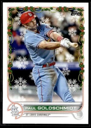 _10 2022 Topps Holiday St. Louis Cardinals #HW194 Paul Goldschmidt