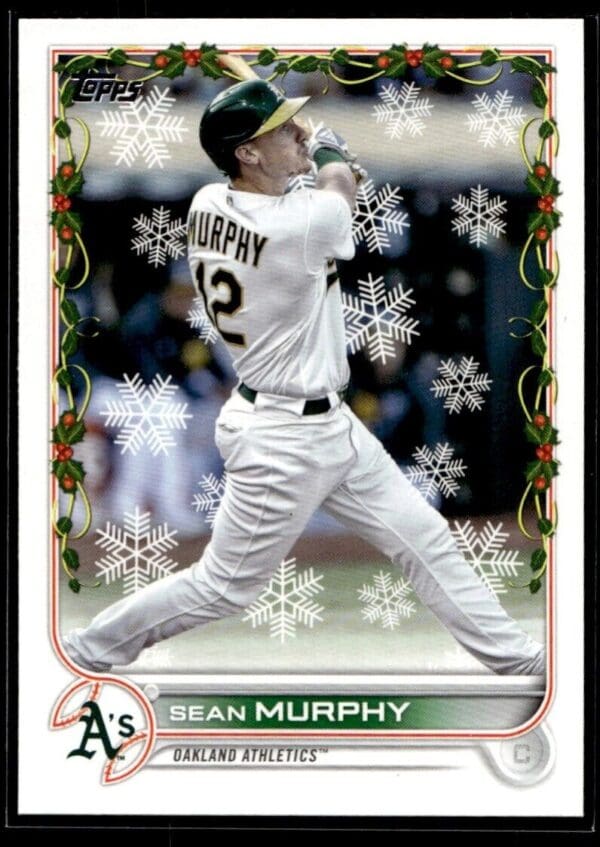 2022 Topps Holiday Oakland Athletics #HW107 Sean Murphy