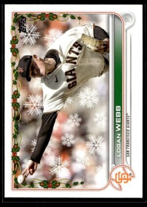 2022 Topps Holiday San Francisco Giants #HW144 Logan Webb