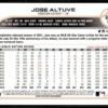 2022 Topps Holiday Houston Astros #HW34 Jose Altuve
