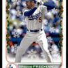 2022 Topps Holiday Los Angeles Dodgers #HW82 Freedie Freeman