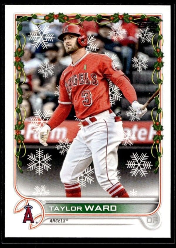 2022 Topps Holiday Los Angeles Angels #HW106 Taylor Ward