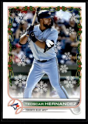 2022 Topps Holiday Toronto Blue Jays #HW48 Teoscar Hernandez