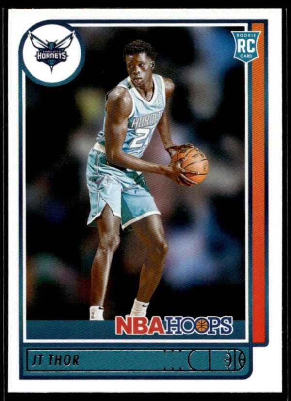 2021 NBA Hoops Charlotte Hornets #244 JT Thor RC Rookie