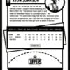 2021 NBA Hoops Los Angeles Clippers #205 Keon Johnson RC Rookie Winter Edition