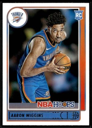 2021 NBA Hoops Oklahoma City Thunder #247 Aaron Wiggins RC Rookie