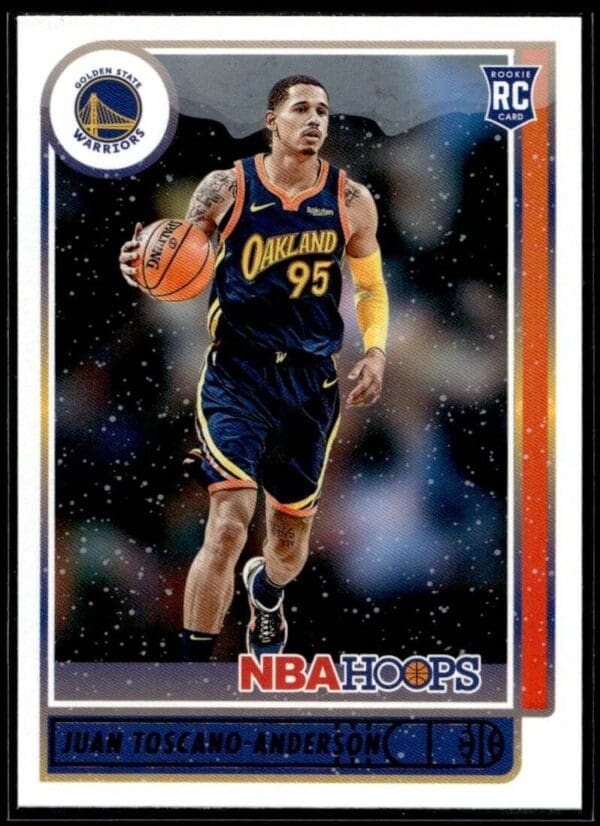 2021 NBA Hoops Golden State Warriors #248 Juan Toscano-Anderson RC Winter