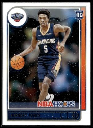 2021 NBA Hoops New Orleans Pelicans #243 Herbert Jones RC Rookie Winter Edition