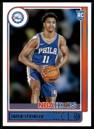 2021 NBA Hoops Philadelphia 76ers #239 Jaden Springer RC Rookie
