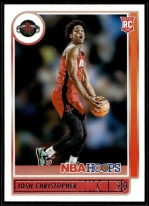 2021 NBA Hoops Houston Rockets #214 Josh Christopher RC Rookie
