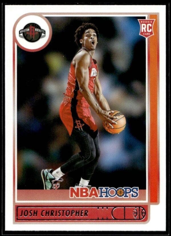 2021 NBA Hoops Houston Rockets #214 Josh Christopher RC Rookie