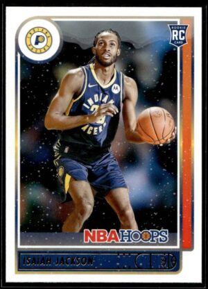 2021 NBA Hoops Indiana Pacers #223 Isaiah Jackson RC Rookie Winter Edition