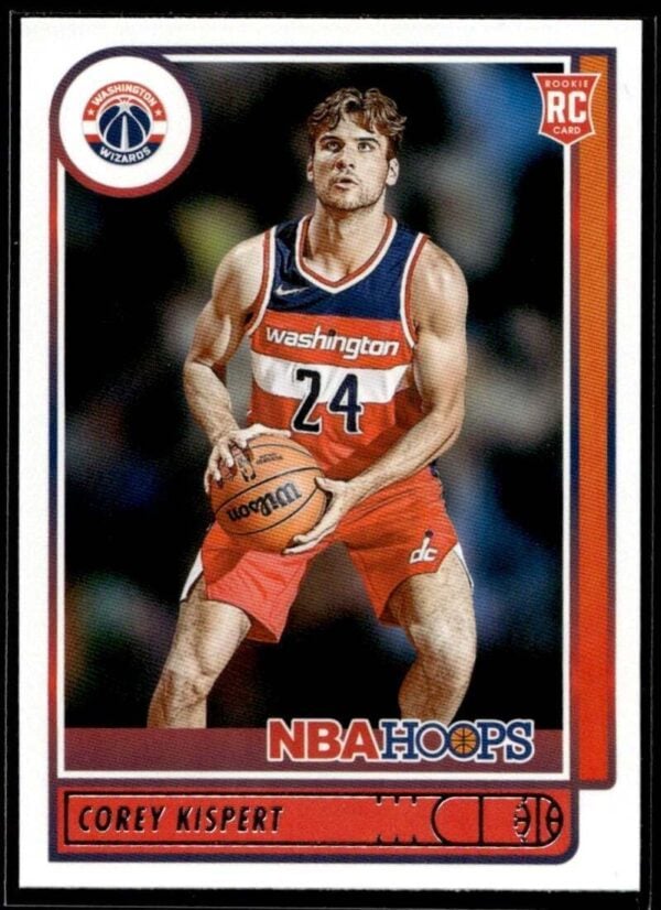 2021 NBA Hoops Washington Wizards #212 Corey Kispert RC Rookie