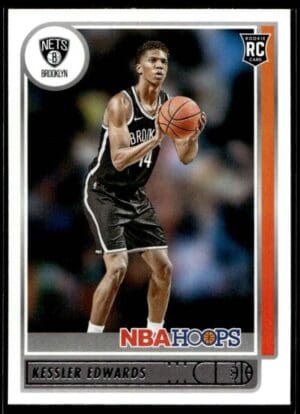 2021 NBA Hoops Brooklyn Nets #246 Kessler Edwards RC Rookie