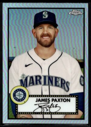 _10 2021 Topps Chrome Platinum Anniversary James Paxton Seattle Mariners #446 Foil