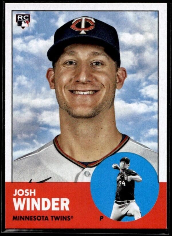 2022 Topps Josh Winder Rookie Minnesota Twins #84