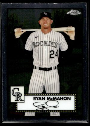 _10 2021 Topps Chrome Platinum Anniversary Ryan McMahon Colorado Rockies #385
