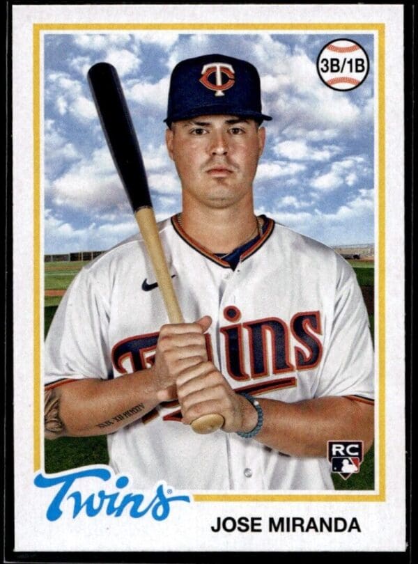2022 Topps Jose Miranda Rookie Minnesota Twins #142