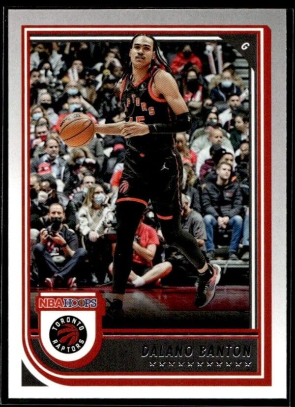 2022 Hoops Toronto Raptors #43 Dalano Banton