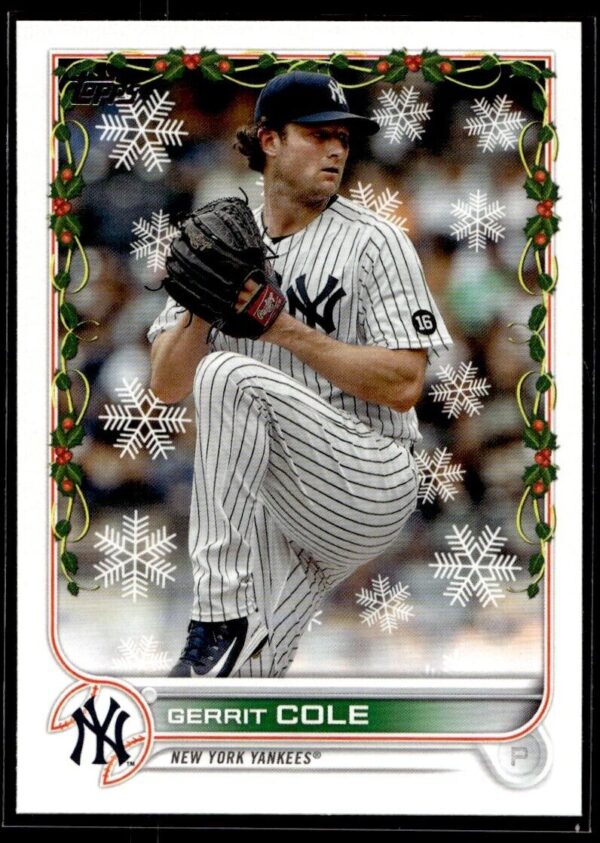2022 Topps Holiday New York Yankees #HW97 Gerrit Cole