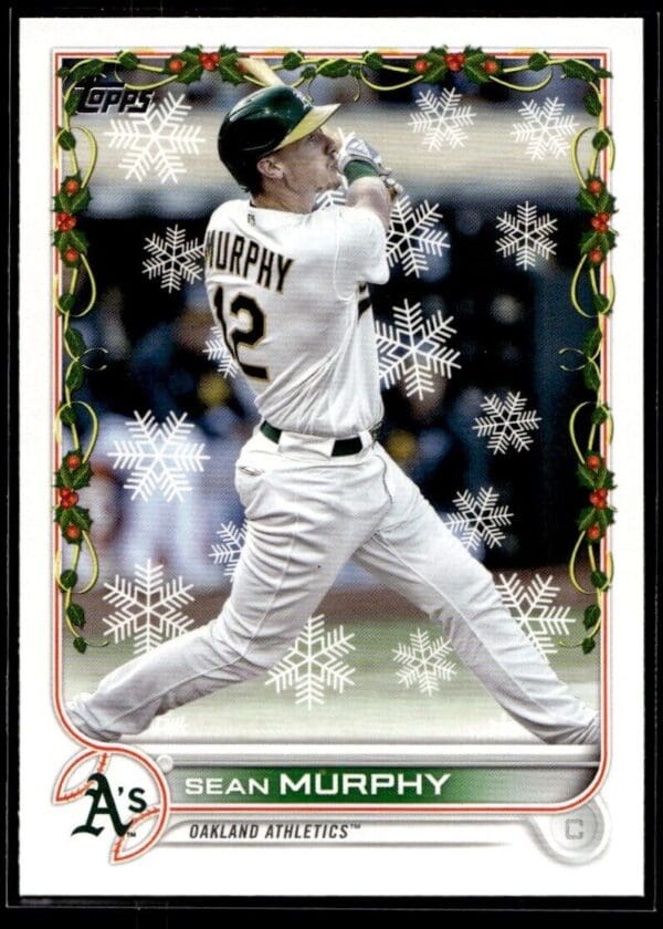 2022 Topps Holiday Oakland Athletics #HW107 Sean Murphy