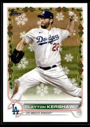 2022 Topps Holiday Los Angeles Dodgers #HW91 Clayton Kershaw