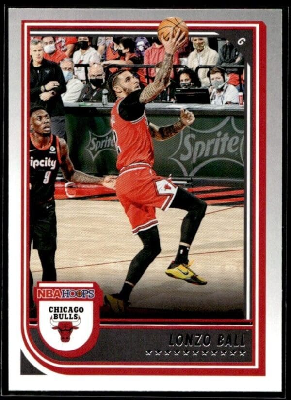 2022 Hoops Chicago Bulls #76 Lonzo Ball